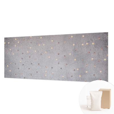 Mural de pared con estampado hermoso con un patrón de puntos simétricos