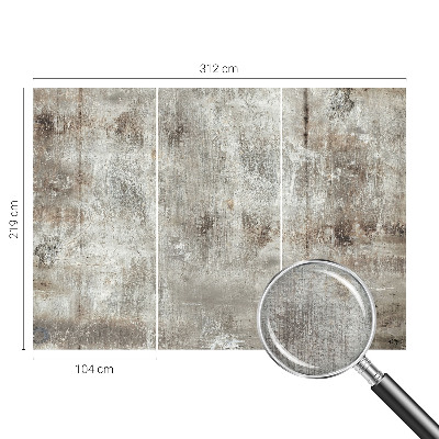 Mural decorativo con diseño de estilo industrial