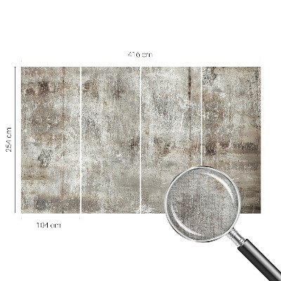 Mural decorativo con diseño de estilo industrial