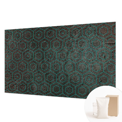 Mural de pared con estampado hermoso con patrón geométrico