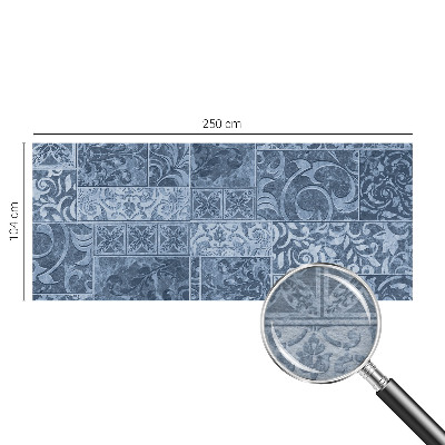 Papel mural con patrón decorativo con motivos de adornos para plantas