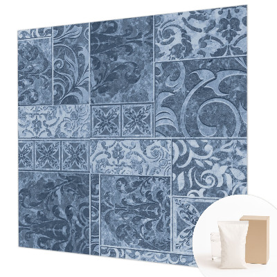Papel mural con patrón decorativo con motivos de adornos para plantas