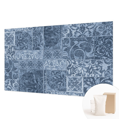 Papel mural con patrón decorativo con motivos de adornos para plantas