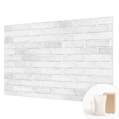 Fotomural decorativo para cabecero de cama con diseño de muro de ladrillo