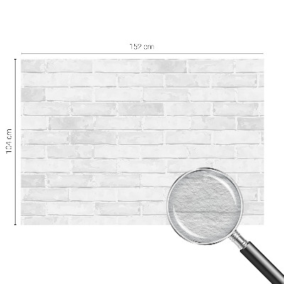 Fotomural decorativo para cabecero de cama con diseño de muro de ladrillo