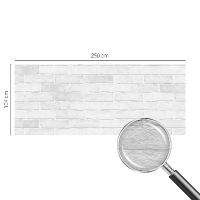 Fotomural decorativo para cabecero de cama con diseño de muro de ladrillo