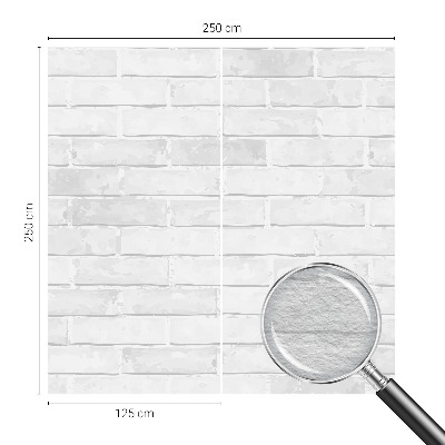 Fotomural decorativo para cabecero de cama con diseño de muro de ladrillo