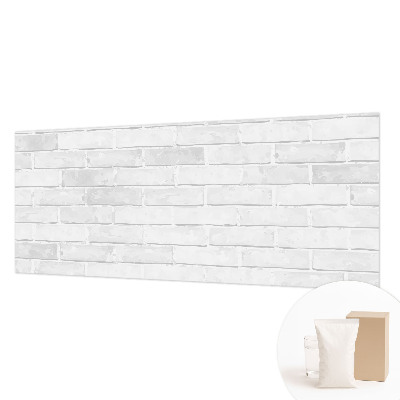 Fotomural decorativo para cabecero de cama con diseño de muro de ladrillo