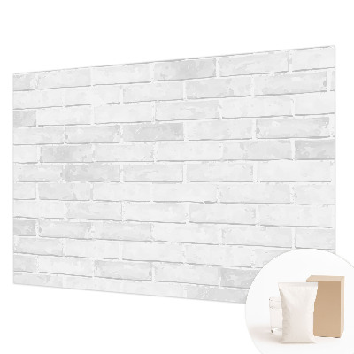 Fotomural decorativo para cabecero de cama con diseño de muro de ladrillo