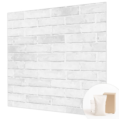 Fotomural decorativo para cabecero de cama con diseño de muro de ladrillo