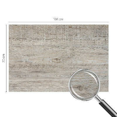 Mural de pared con estampado hermoso con anillos de madera como detalle decorativo