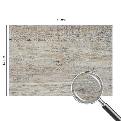 Mural de pared con estampado hermoso con anillos de madera como detalle decorativo
