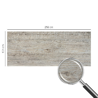 Mural de pared con estampado hermoso con anillos de madera como detalle decorativo