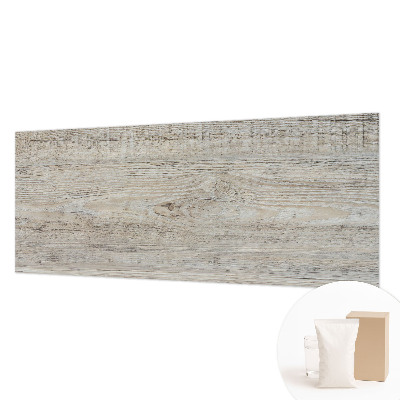 Mural de pared con estampado hermoso con anillos de madera como detalle decorativo