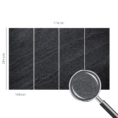 Fotomural decorativo para cabecero de cama con motivo de piedra en estilo elegante