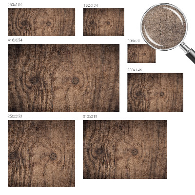 Mural decorativo con diseño de madera rústica