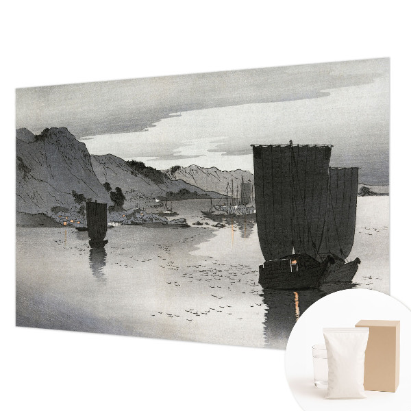 Papel mural con patrón decorativo con diseño «Bahía vespertina»