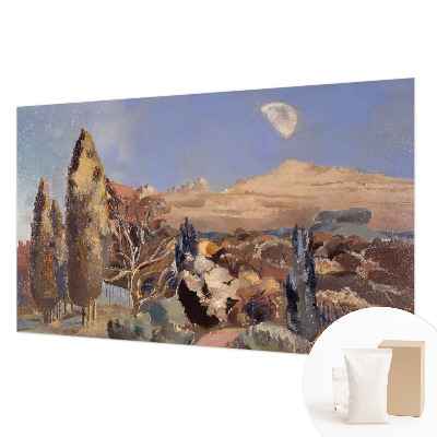 Fotomural decorativo para cabecero de cama con un paisaje forestal