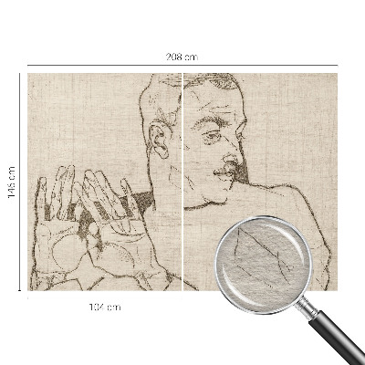 Papel mural con patrón decorativo con un carácter distintivo