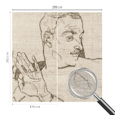 Papel mural con patrón decorativo con un carácter distintivo