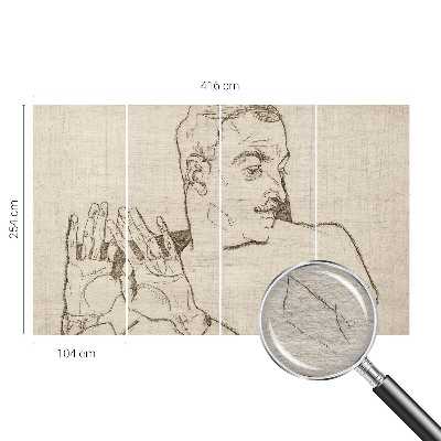 Papel mural con patrón decorativo con un carácter distintivo