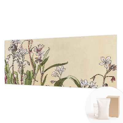 Fotomural decorativo para cabecero de cama con diseño de elegancia floral para cabecero