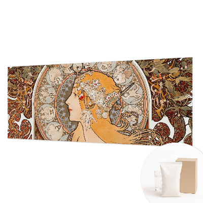 Papel mural con patrón decorativo con motivo zodiacal elegante