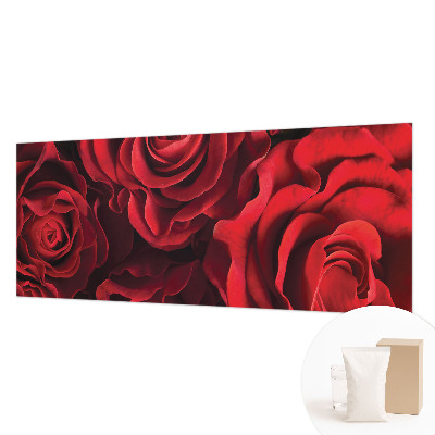 Fotomural decorativo para cabecero de cama con diseño de rosas rojas