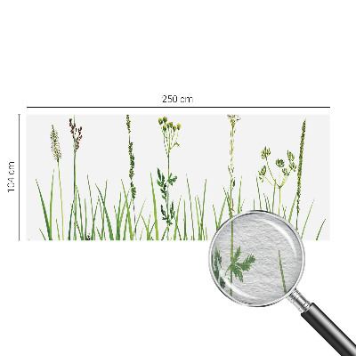 Papel mural texturado decorativo con diseño Flora sutil