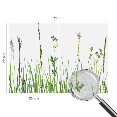 Papel mural texturado decorativo con diseño Flora sutil