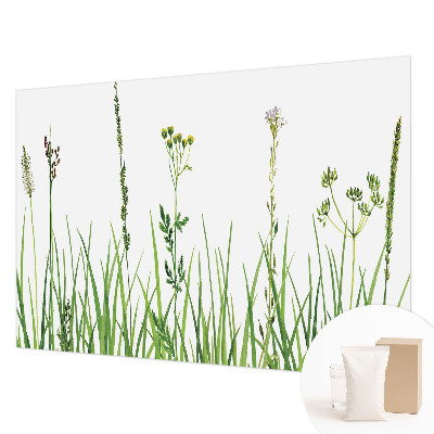 Papel mural texturado decorativo con diseño Flora sutil