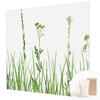 Papel mural texturado decorativo con diseño Flora sutil
