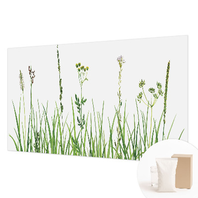 Papel mural texturado decorativo con diseño Flora sutil