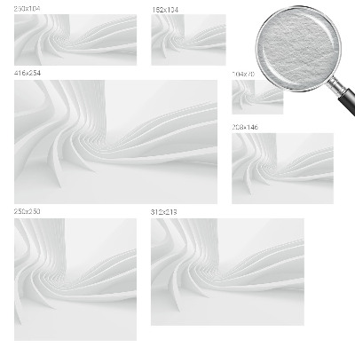 Fotomural decorativo para cabecero de cama con diseño de líneas fluidas
