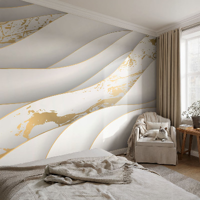 Mural de pared con estampado hermoso con patrones dinámicos