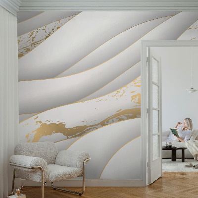 Mural de pared con estampado hermoso con patrones dinámicos