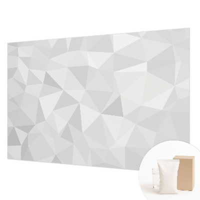 Fotomural decorativo para cabecero de cama con motivo de mosaico triangular
