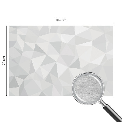 Fotomural decorativo para cabecero de cama con motivo de mosaico triangular
