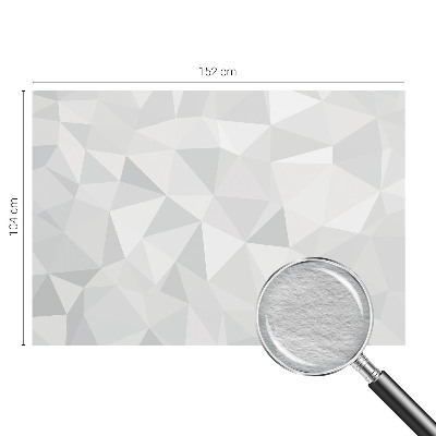 Fotomural decorativo para cabecero de cama con motivo de mosaico triangular