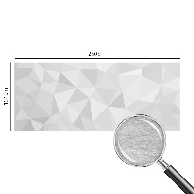 Fotomural decorativo para cabecero de cama con motivo de mosaico triangular