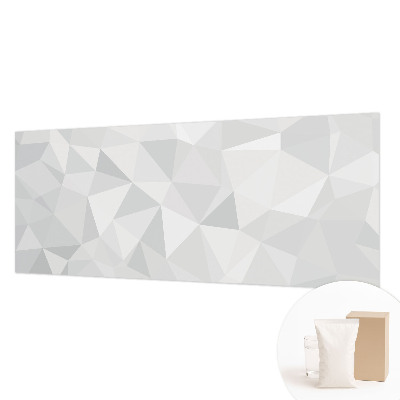 Fotomural decorativo para cabecero de cama con motivo de mosaico triangular