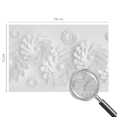 Mural decorativo con motivo floral elegante