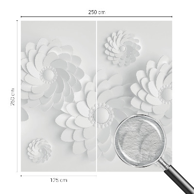Mural decorativo con motivo floral elegante