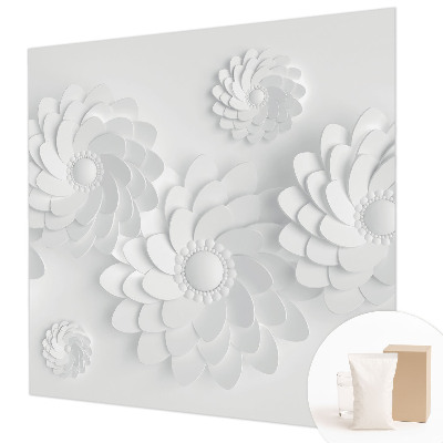Mural decorativo con motivo floral elegante