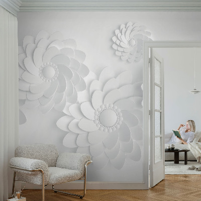 Mural decorativo con motivo floral elegante