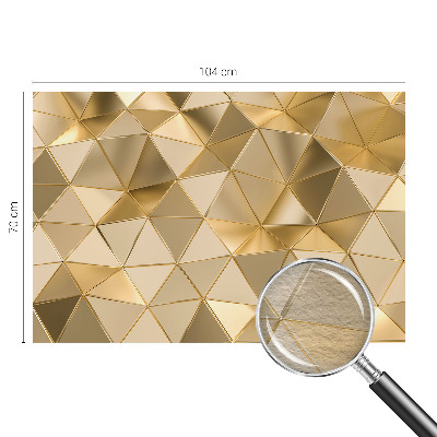 Mural de pared con estampado hermoso con patrones triangulares
