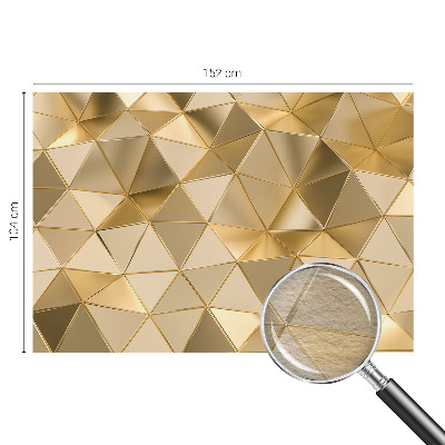 Mural de pared con estampado hermoso con patrones triangulares