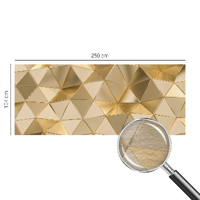 Mural de pared con estampado hermoso con patrones triangulares