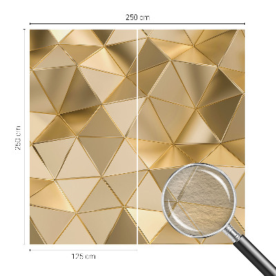 Mural de pared con estampado hermoso con patrones triangulares