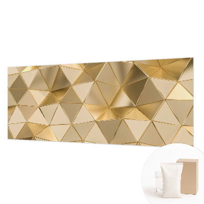 Mural de pared con estampado hermoso con patrones triangulares